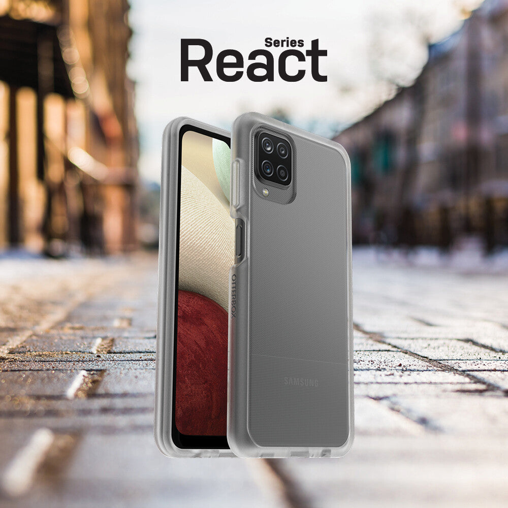 OtterBox React Series for Galaxy A12 in Transparent