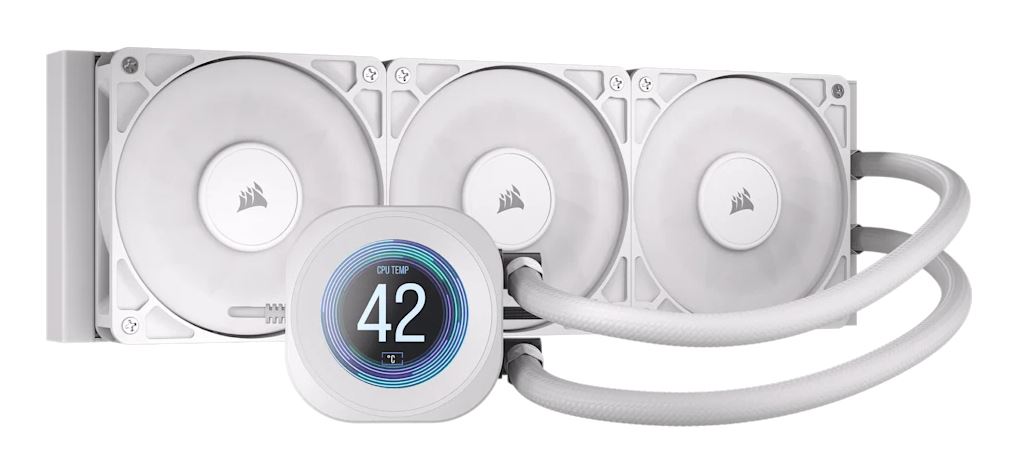 Corsair Nautilus 360 RS Processor All-in-one liquid cooler 12 cm White