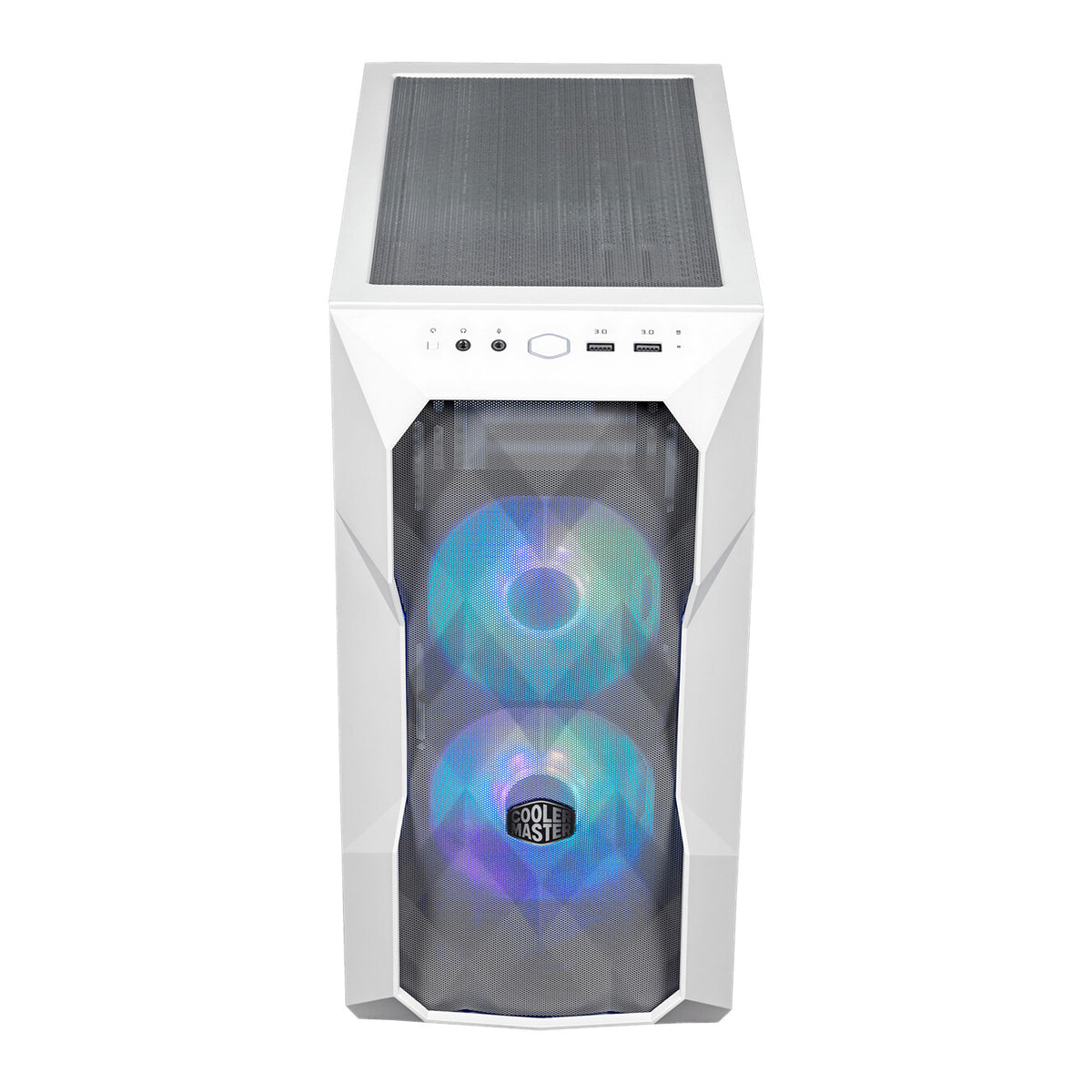 Cooler Master TD300 Mesh - MicroATX Mini Tower Case in White