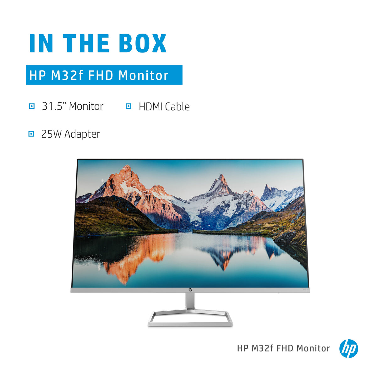 HP M32f - 80 cm (31.5") - 1920 x 1080 pixels Full HD Monitor