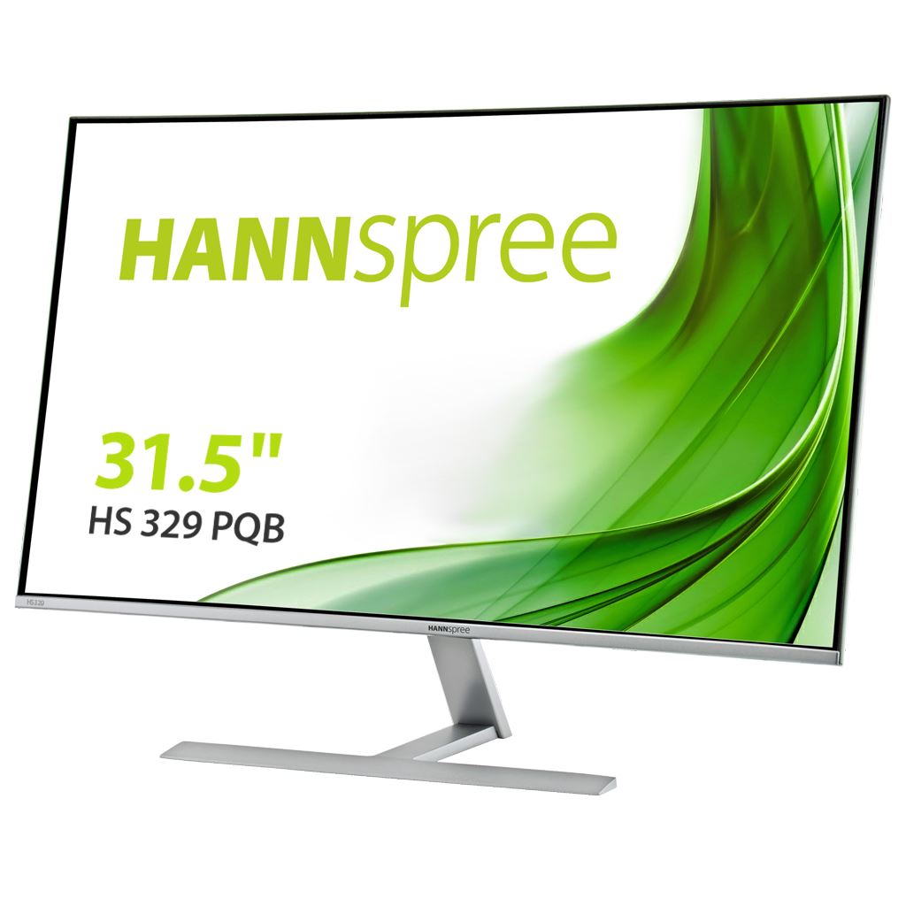 Hannspree HS329PQB LED display 80 cm (31.5") 2560 x 1440 pixels Quad HD Aluminium, Black Monitor