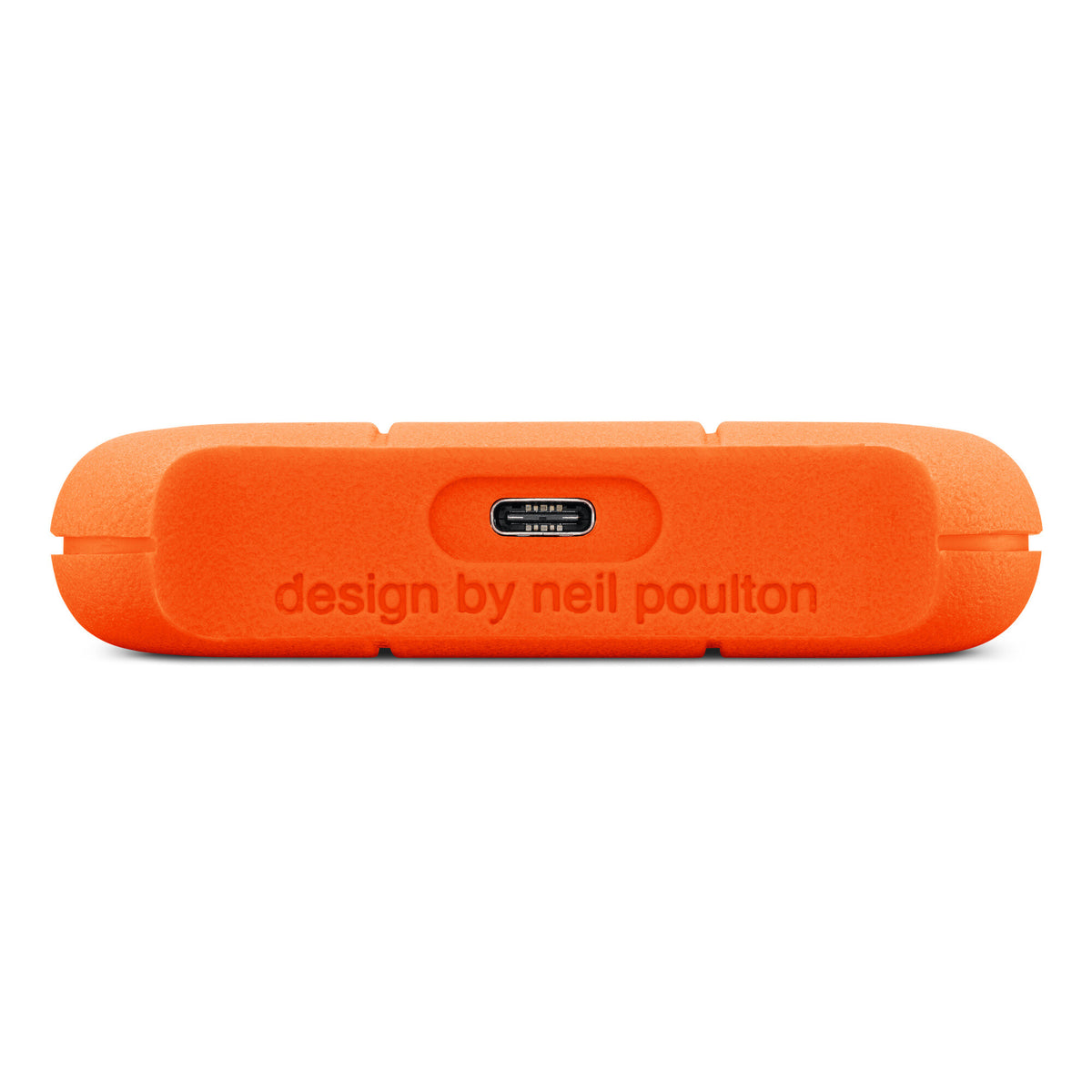 LaCie Rugged Mini - USB Type-C External HDD in Orange - 1 TB