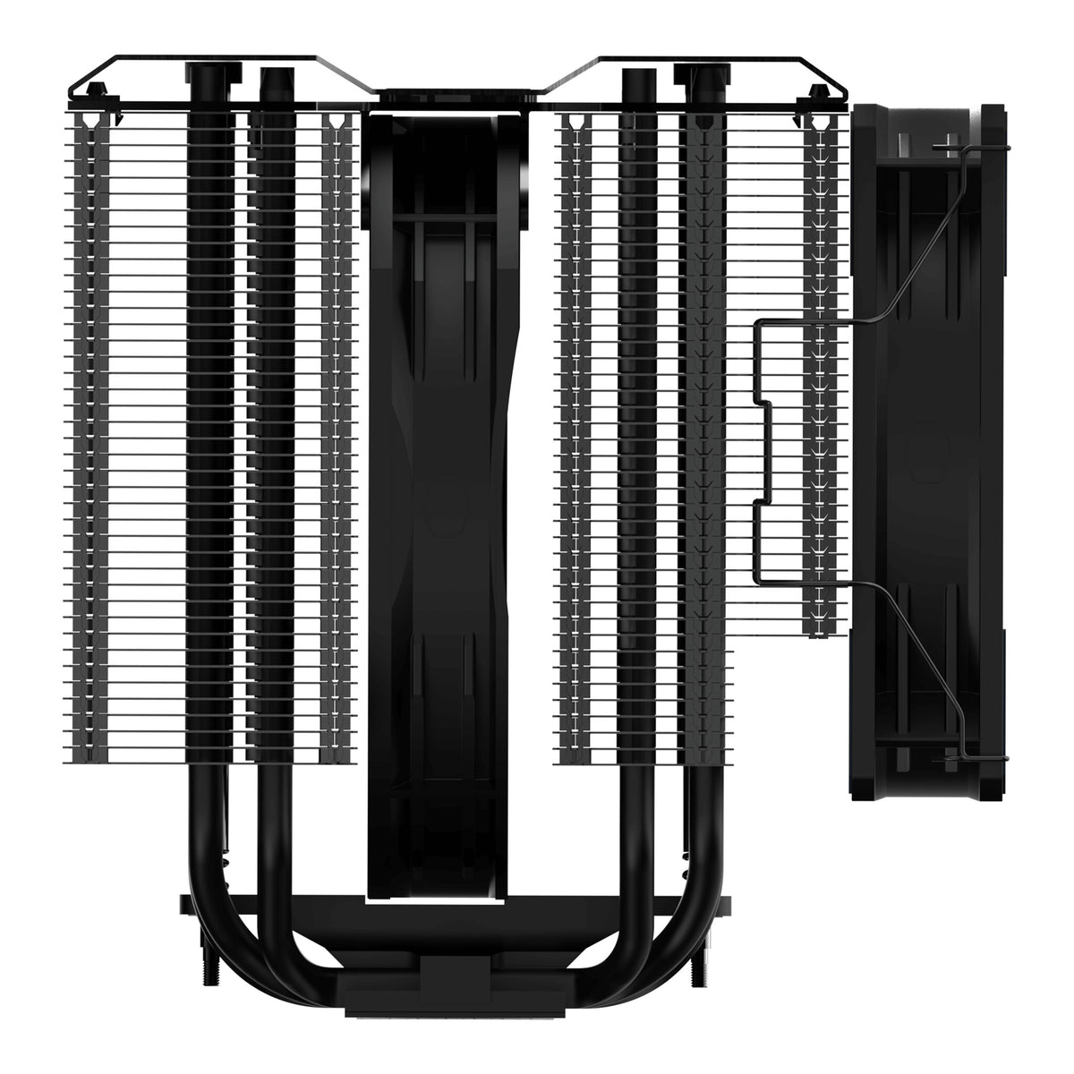 Cooler Master MasterAir MA824 Stealth - Air CPU Cooler in Black - 120/135 mm