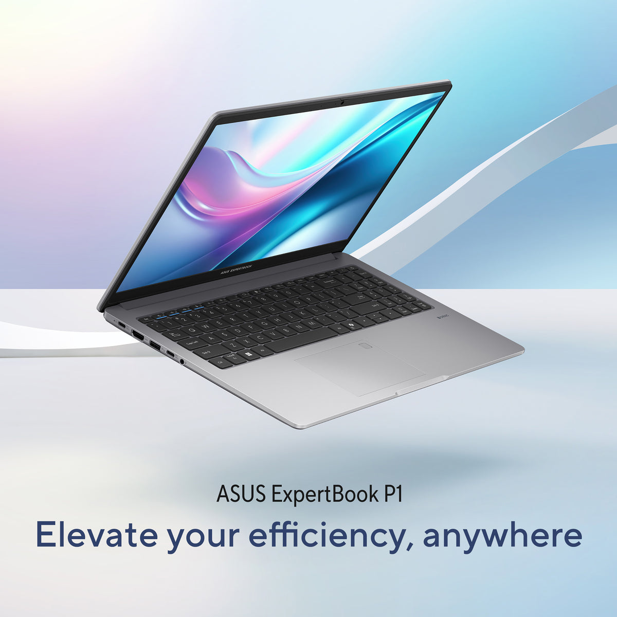 ASUS ExpertBook P1 Laptop - 39.6 cm (15.6") - Intel® Core™ i7-13620H - 16 GB DDR5-SDRAM - 512 GB SSD - Wi-Fi 6 - Windows 11 Pro - Grey