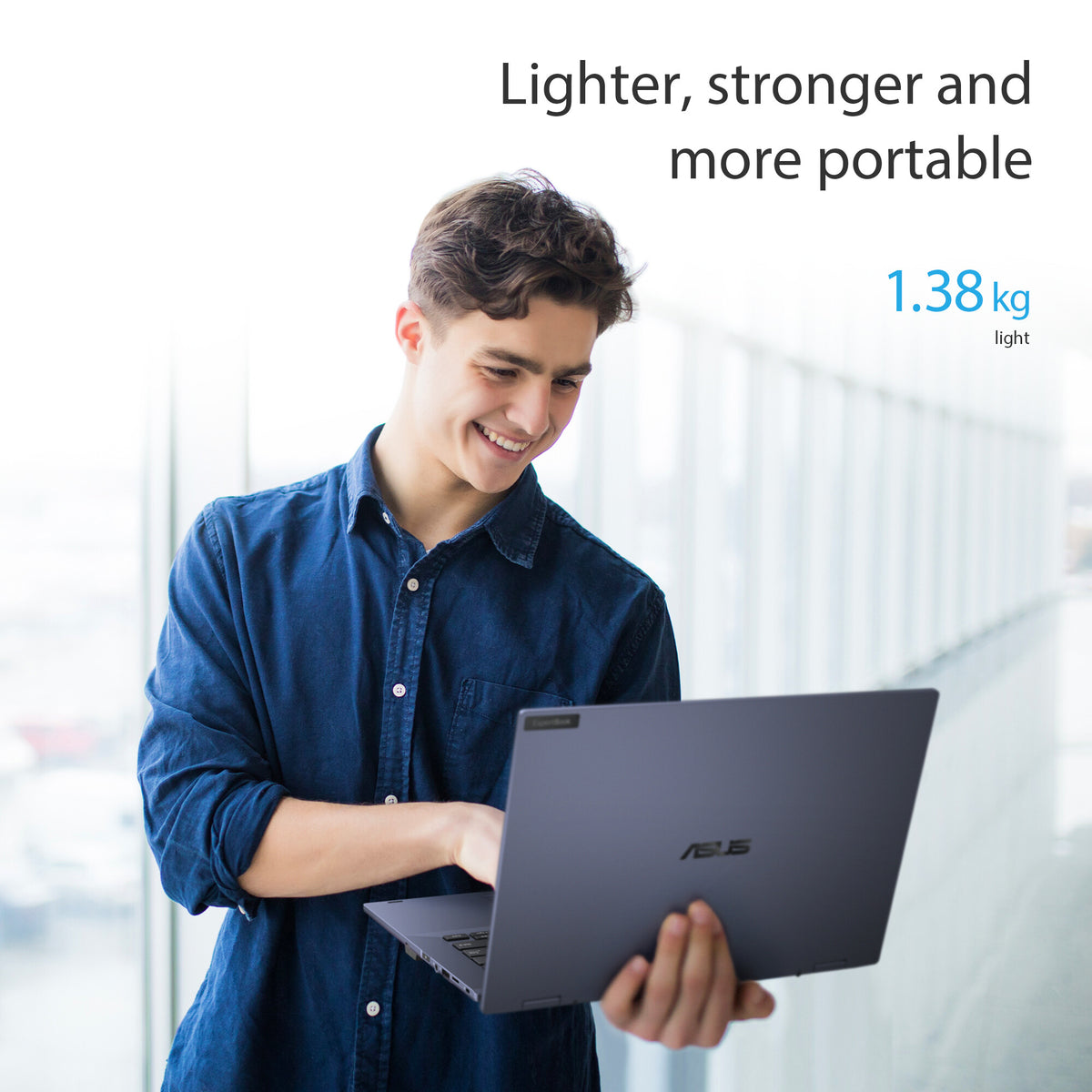 ASUS ExpertBook Hybrid (2-in-1) - 35.6 cm (14") - Touchscreen - Intel® Core™ i7-1360P - 16 GB DDR5-SDRAM - 512 GB SSD - Wi-Fi 6E - Windows 11 Pro - Black
