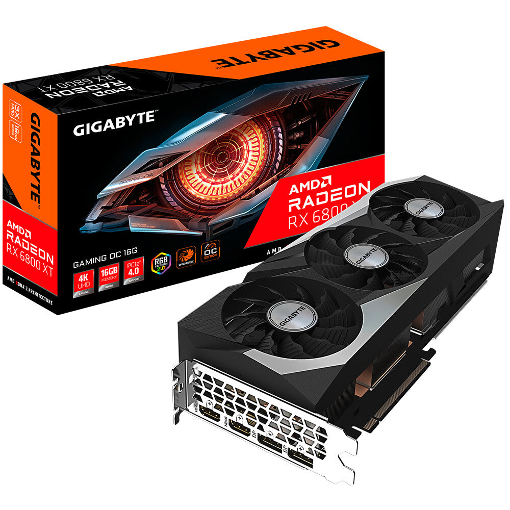 GIGABYTE GAMING OC - AMD 16 GB GDDR6 Radeon RX 6800 XT graphics card