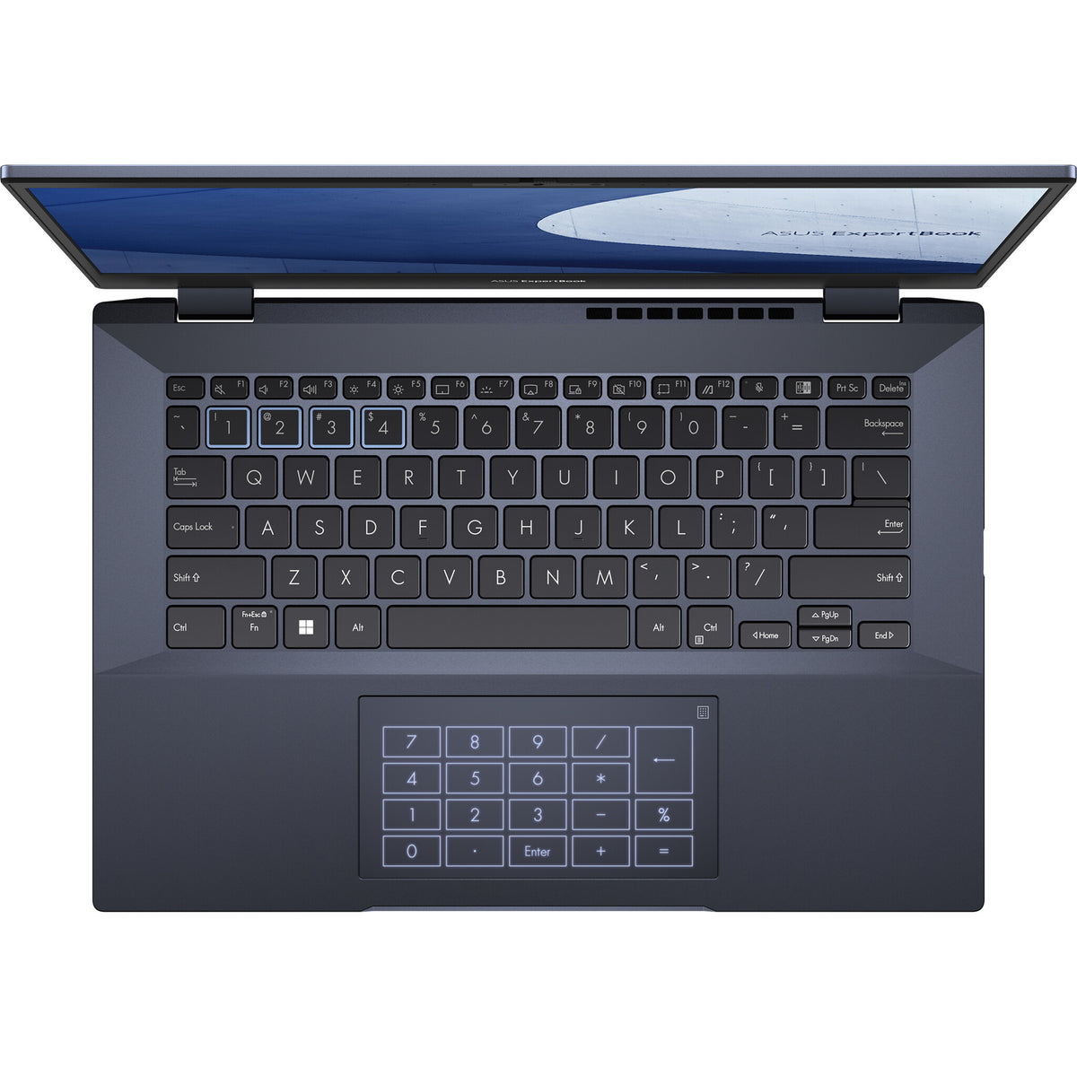 ASUS ExpertBook B5 OLED Laptop - 40.6 cm (16") - Intel® Core™ i7-1260P - 16 GB DDR5-SDRAM - 512 GB SSD - Wi-Fi 6E - Windows 11 Pro - Black