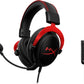 HyperX Cloud II - Wired Gaming Headset in Black / Red
