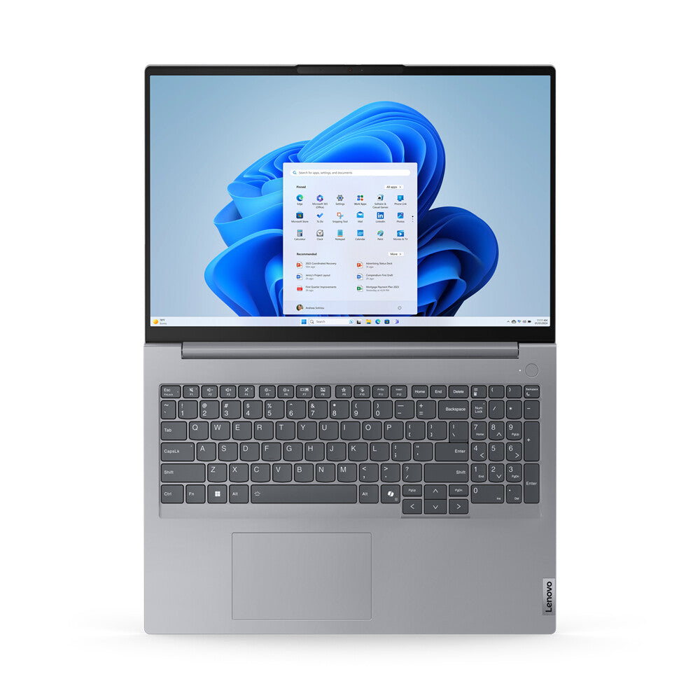 Lenovo ThinkBook 16 G7 IML Laptop - 40.6 cm (16") - Intel Core Ultra 5 125U - 16 GB DDR5-SDRAM - 512 GB SSD - Wi-Fi 6E - Windows 11 Pro - Grey