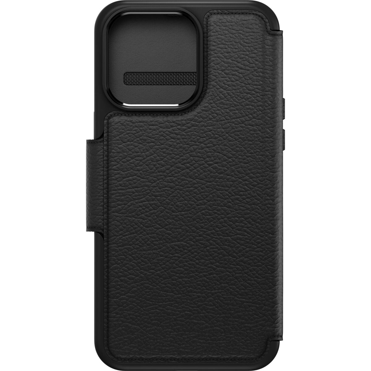 OtterBox Strada Series Folio with MagSafe for iPhone 15 Pro Max in Shadow (Black)