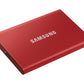 Samsung Portable SSD T7 in Red - 500 GB