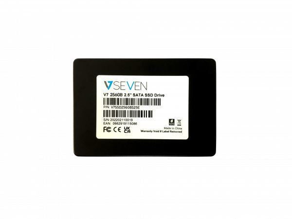 V7 V7SSD256GBS25E internal solid state drive 2.5&quot; 256 GB Serial ATA III 3D TLC