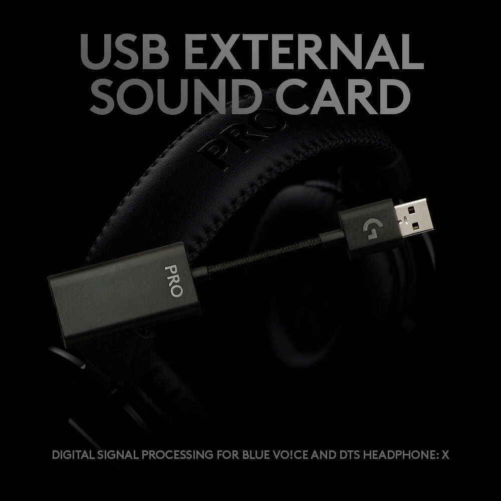 Logitech G - G PRO X Gaming Headset in Black