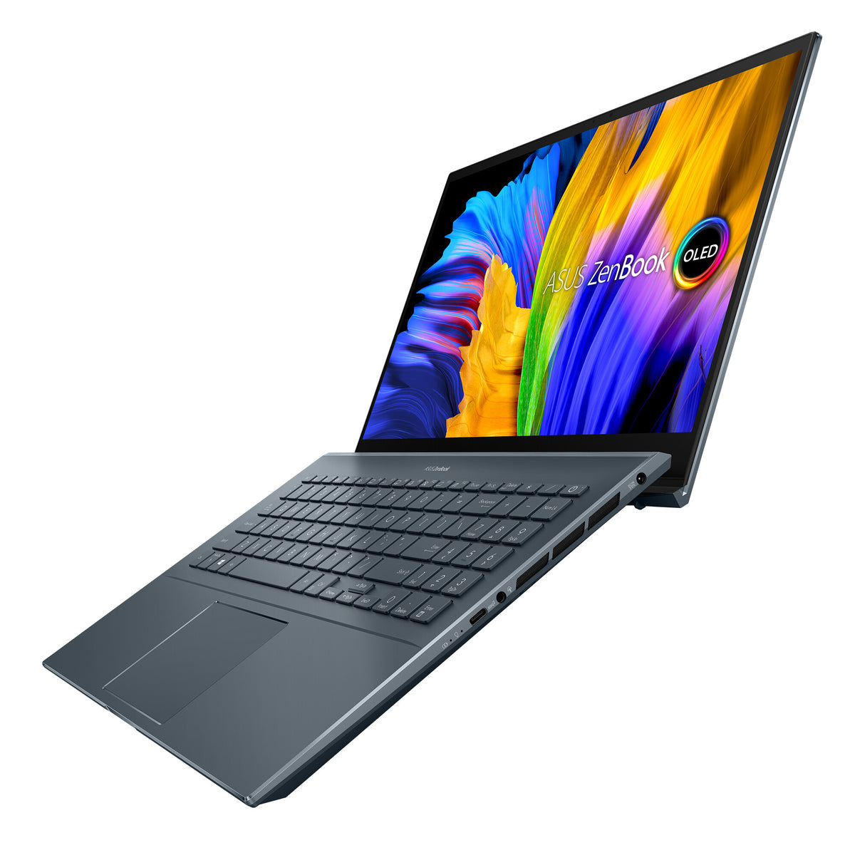 ASUS Zenbook Pro 15 OLED Laptop - 39.6 cm (15.6") - Touchscreen - AMD Ryzen™ 7 5800H - 16 GB LPDDR4x-SDRAM - 512 GB SSD - Wi-Fi 5 - Windows 11 Home - Grey