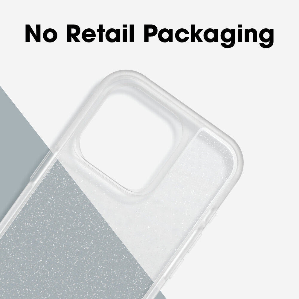 OtterBox React Series for iPhone 15 Pro in Stardust (Clear Glitter) - No Packaging