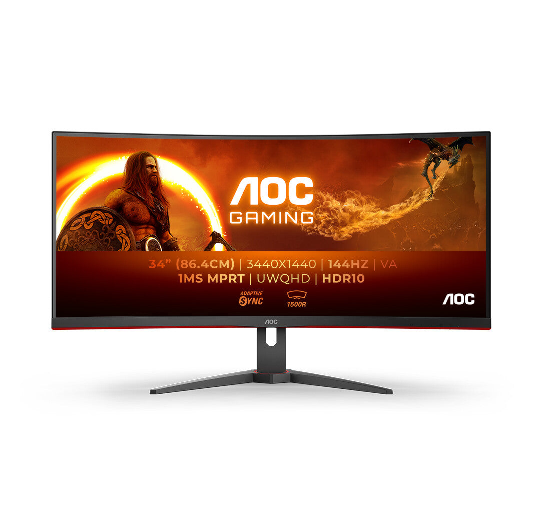 AOC G2 CU34G2XE - 86.4 cm (34") - 3440 x 1440 pixels WQHD LED Monitor