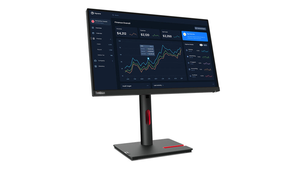 Lenovo ThinkVision T23I-30 - 58.4 cm (23") - 1920 x 1080 pixels Full HD LED Monitor