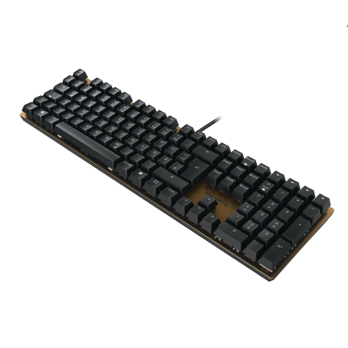 CHERRY KC 200 MX - USB Wired Mechanical keyboard in Black / Bronze (QWERTY UK)
