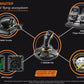 Thrustmaster T-16000M FCS Flight Pack - USB Flight Stick + Throttle + Rudder Pedals for PC / Mac