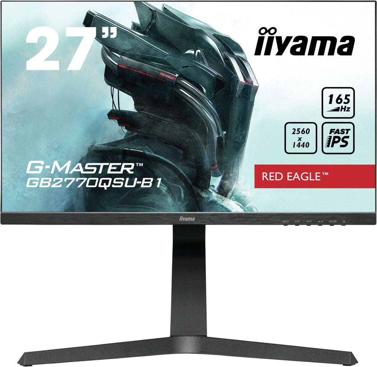 iiyama GB2770QSU-B1 Computer Monitor 68.6 cm (27") 2560 x 1440 pixels Wide Quad HD+ LED Black