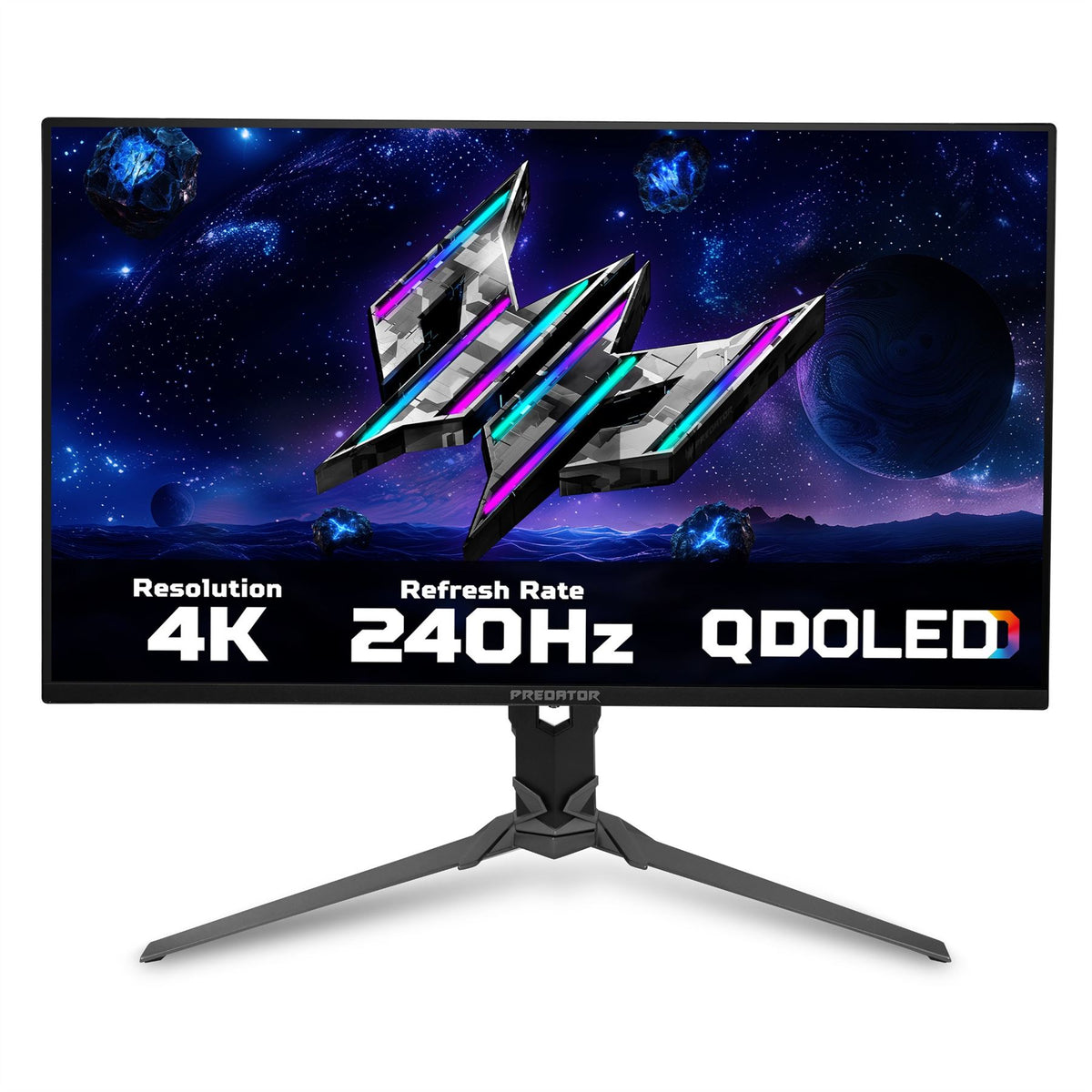 Acer X Predator X27X1 - 26.5", Ultra HD (3840x2160), QD-OLED, 240Hz, 0.03ms, HDR400 TrueBlack, FreeSync Premium Pro, Gaming Monitor