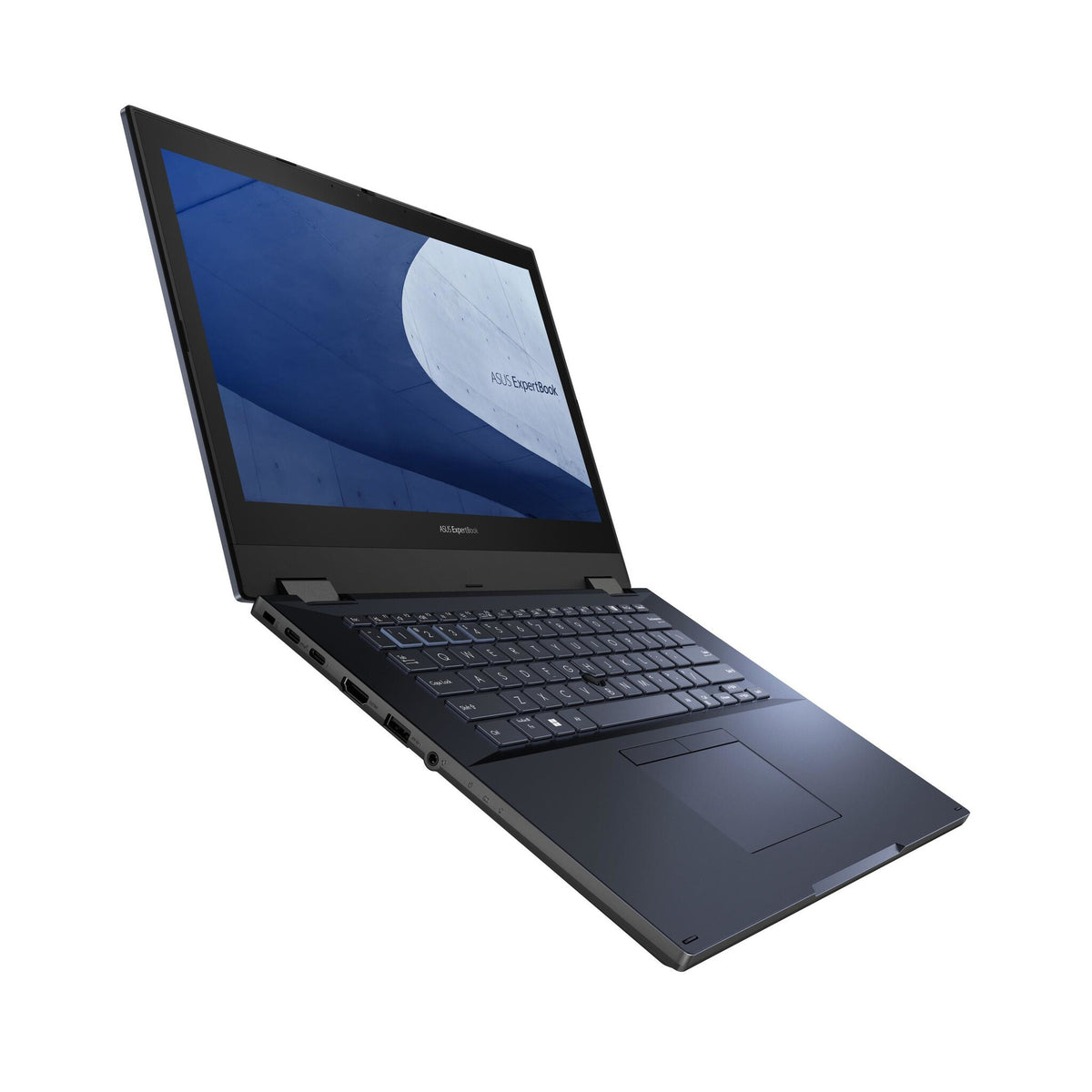 ASUS ExpertBook Hybrid (2-in-1) - 35.6 cm (14") - Touchscreen - Intel® Core™ i5-1240P - 16 GB DDR4-SDRAM - 512 GB SSD - Wi-Fi 6E - Windows 11 Pro - Black