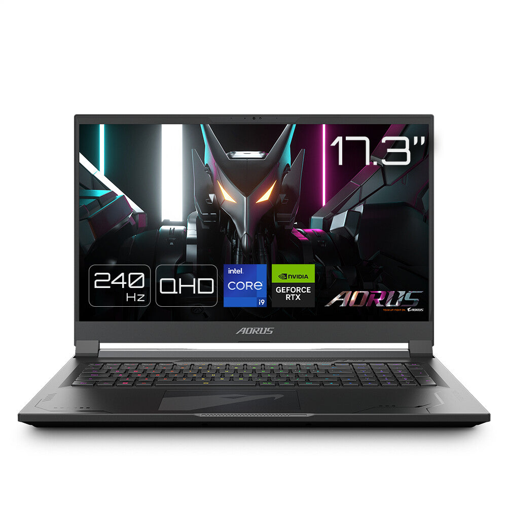 GIGABYTE AORUS 17X AZF Laptop - 43.9 cm (17.3&quot;) - Intel® Core™ i9-13980HX - 32 GB DDR5-SDRAM - 2 TB SSD - NVIDIA GeForce RTX 4090 - Wi-Fi 6E - Windows 11 Home - Black