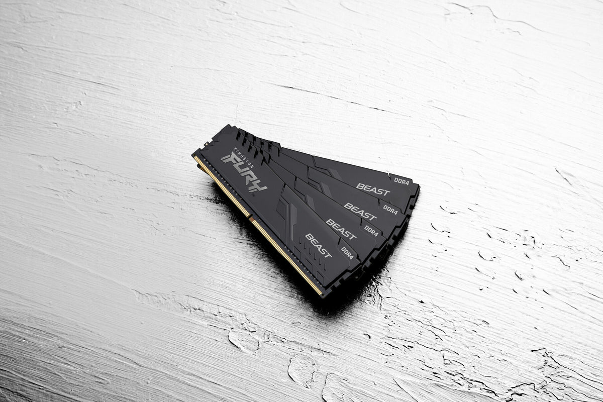 Kingston Technology FURY Beast Black - 16 GB 2 x 8 GB 3600MT/s DDR4 memory module