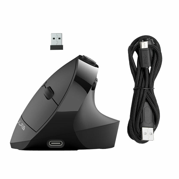 JLab JBUDS ERGONOMIC - RF Wireless + Bluetooth Mouse in Black - 2,400 DPI