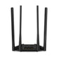 Mercusys AC1200 - Gigabit Ethernet Dual-band (2.4 GHz / 5 GHz) wireless router in Black