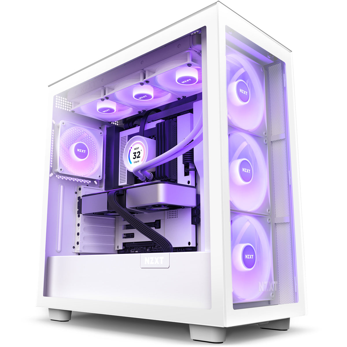 NZXT Kraken Elite 360 RGB - All-in-one Liquid Processor Cooler in White - 360mm