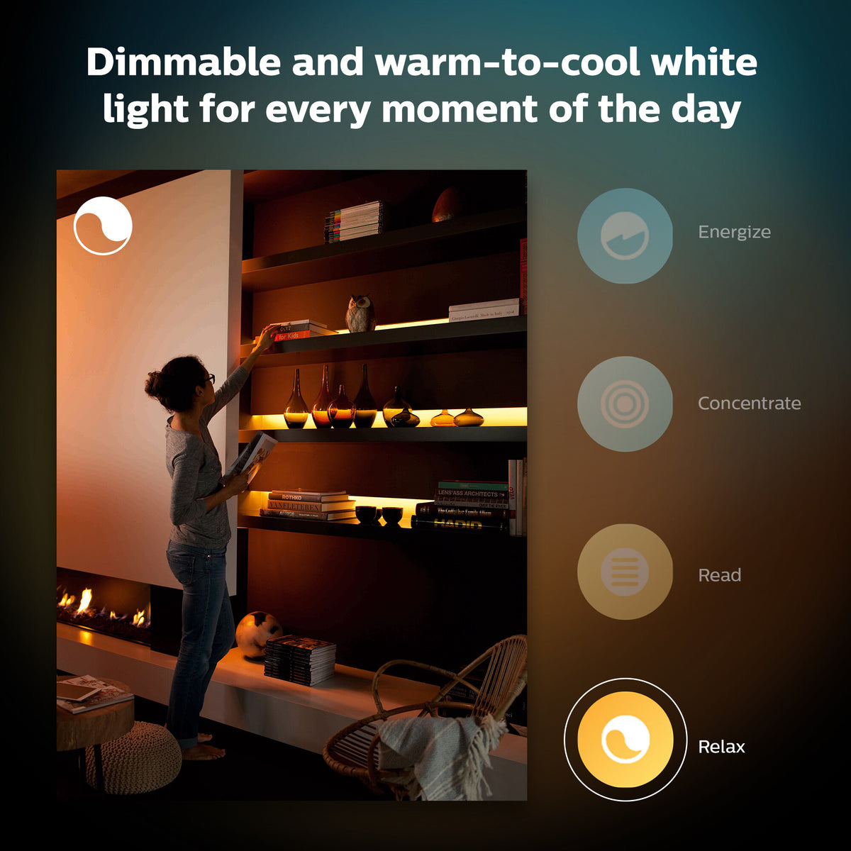 Philips Hue Lightstrip Plus V4 - 2M base with Bridge Starter Kit