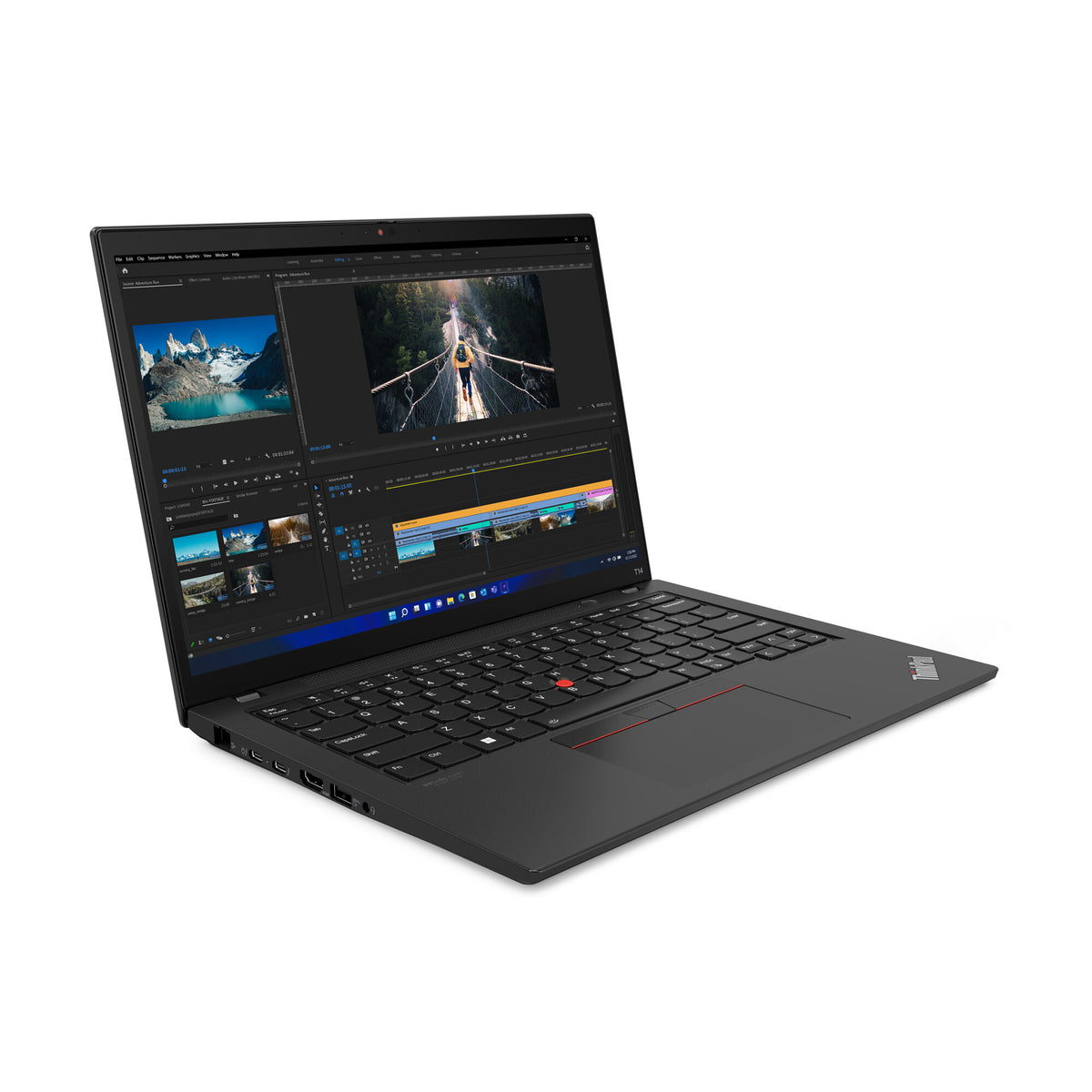 Lenovo ThinkPad T14 Gen 3 Laptop - 35.6 cm (14") - Intel® Core™ i7-1255U - 16 GB DDR4-SDRAM - 512 GB SSD - Wi-Fi 6E - Windows 11 Pro - Black