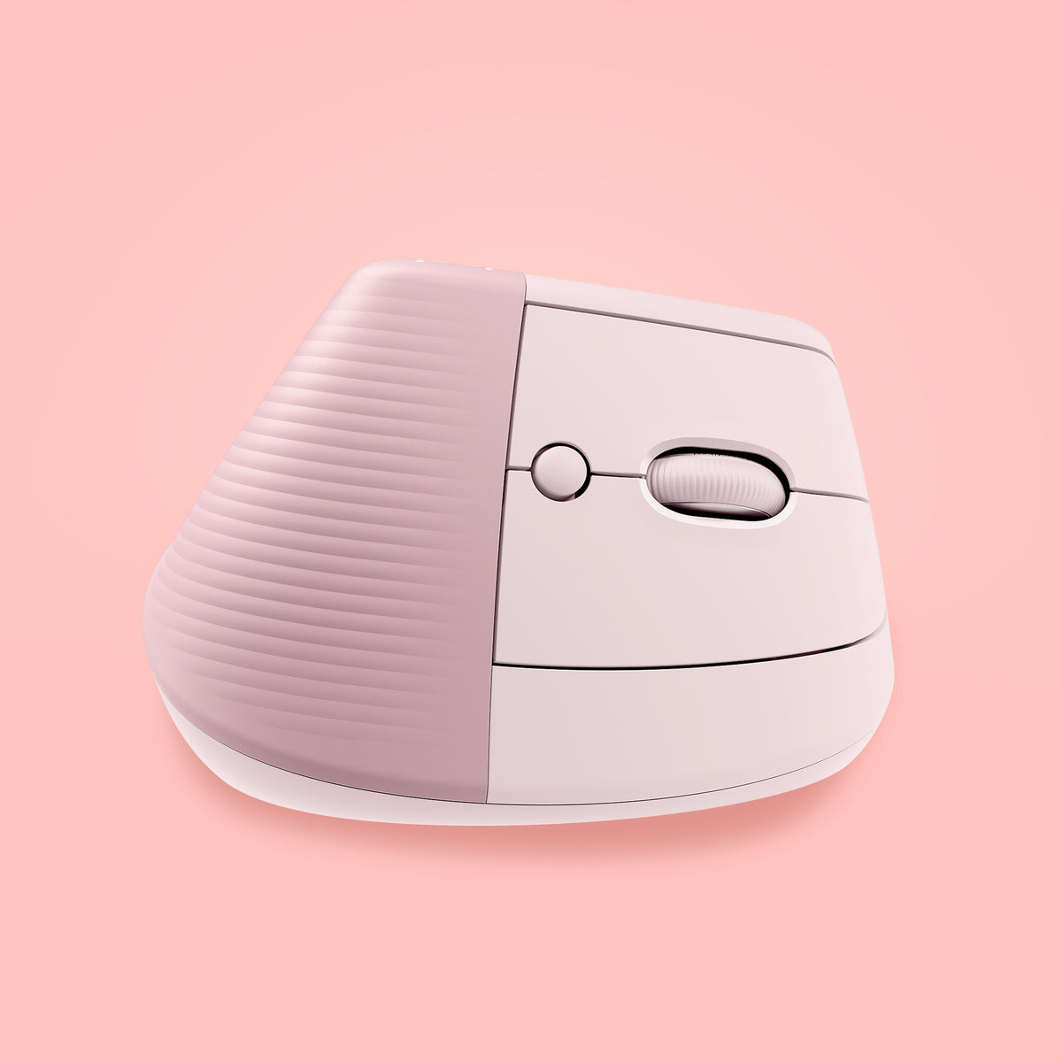 Logitech Lift Vertical Ergonomic Mouse in Pink