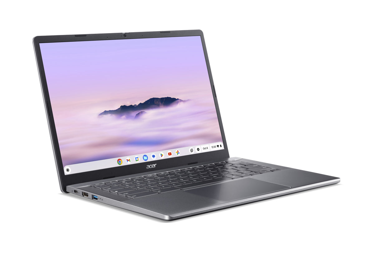 Acer Chromebook Plus 514 - 35.6 cm (14") - Touchscreen - AMD Ryzen™ 5-7520C - 8 GB LPDDR5x-SDRAM - 256 GB SSD - Wi-Fi 6E - ChromeOS - Grey