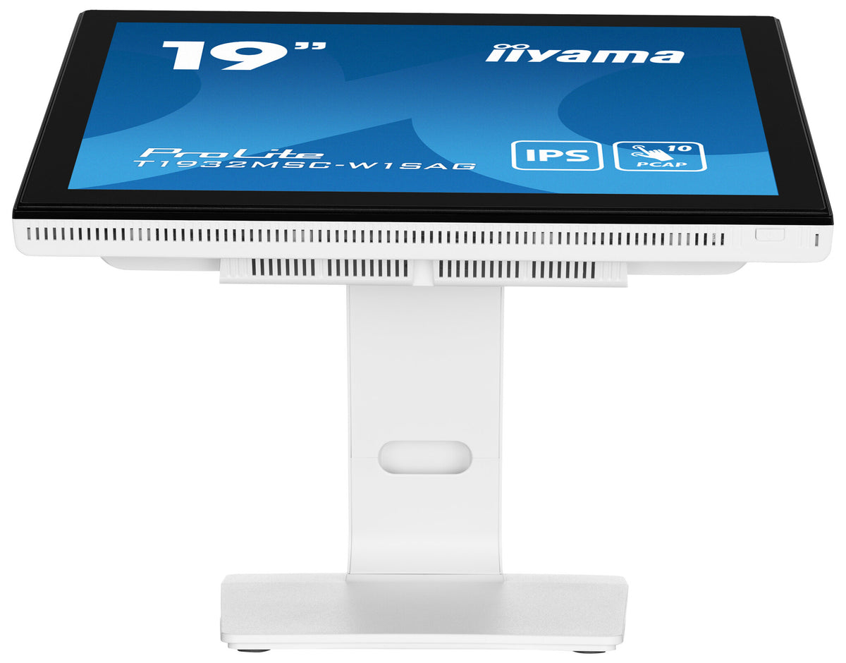 iiyama ProLite T1932MSC-W1SAG computer monitor 48.3 cm (19") 1280 x 1024 pixels Full HD LED Touchscreen Tabletop White