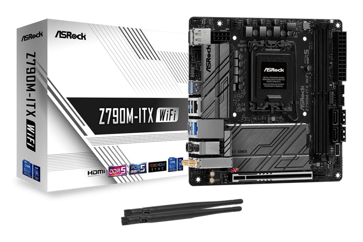 Asrock Z790M-ITX WiFi mini ITX motherboard - Intel Z790 LGA 1700