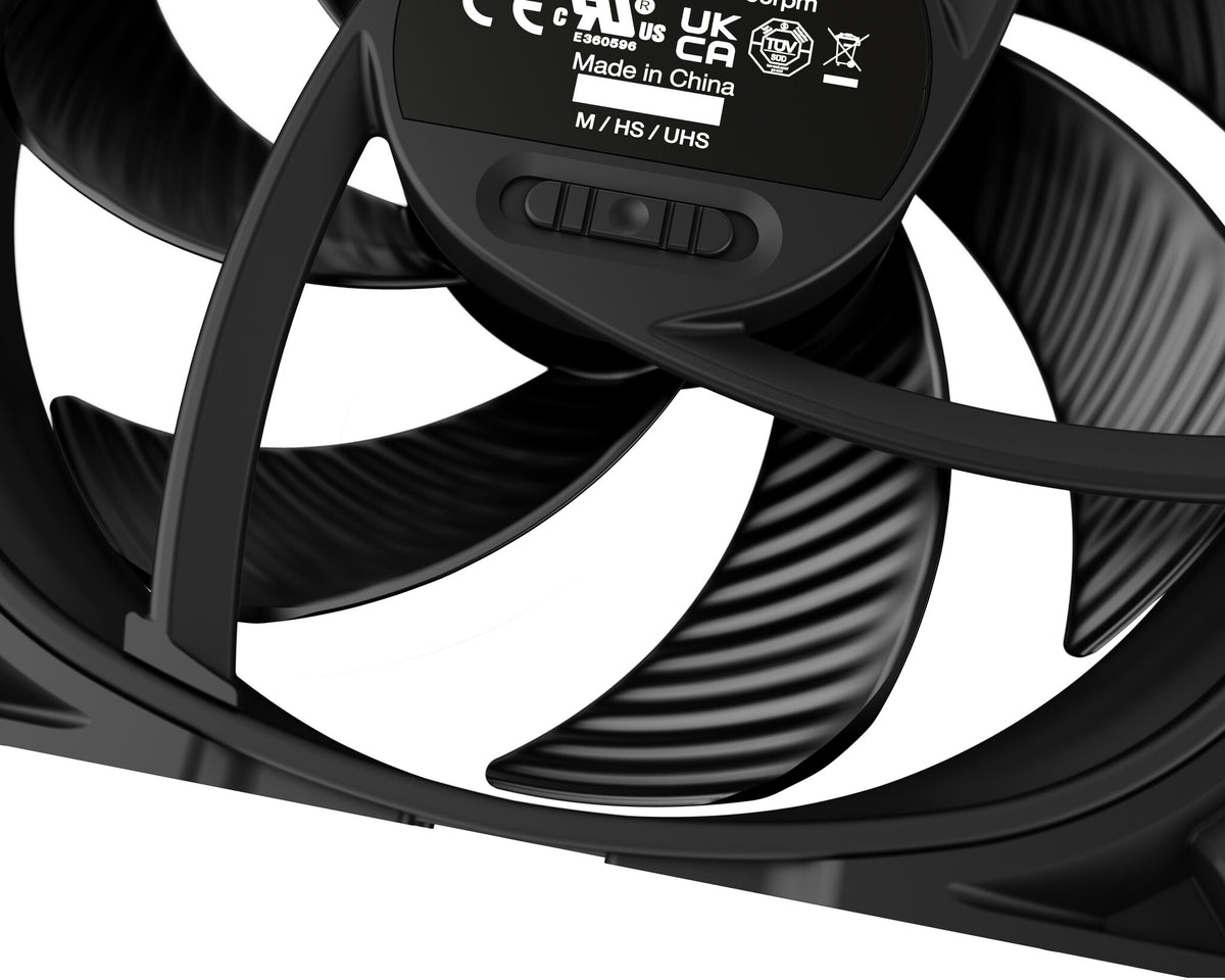 be quiet! SILENT WINGS PRO 4 - PWM Computer Case Fan in Black - 120mm