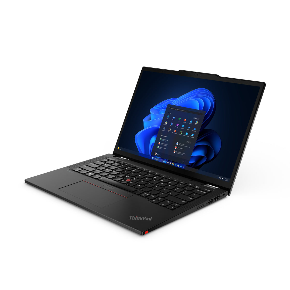 Lenovo ThinkPad X13 Hybrid (2-in-1) - 33.8 cm (13.3") - Touchscreen - Intel Core Ultra 7 155U - 16 GB LPDDR5x-SDRAM - 512 GB SSD - Wi-Fi 6E - Windows 11 Pro - Black