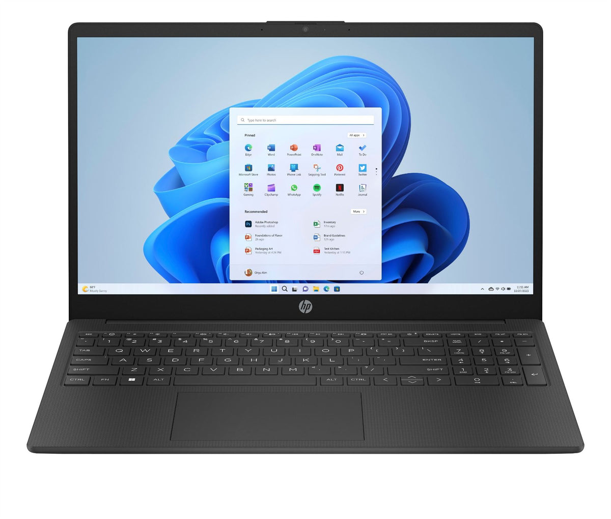 HP 15-fd0078na Intel Core 5 120U Laptop 39.6 cm (15.6") Full HD 16 GB DDR5-SDRAM 512 GB SSD Wi-Fi 6 (802.11ax) Windows 11 Home Black
