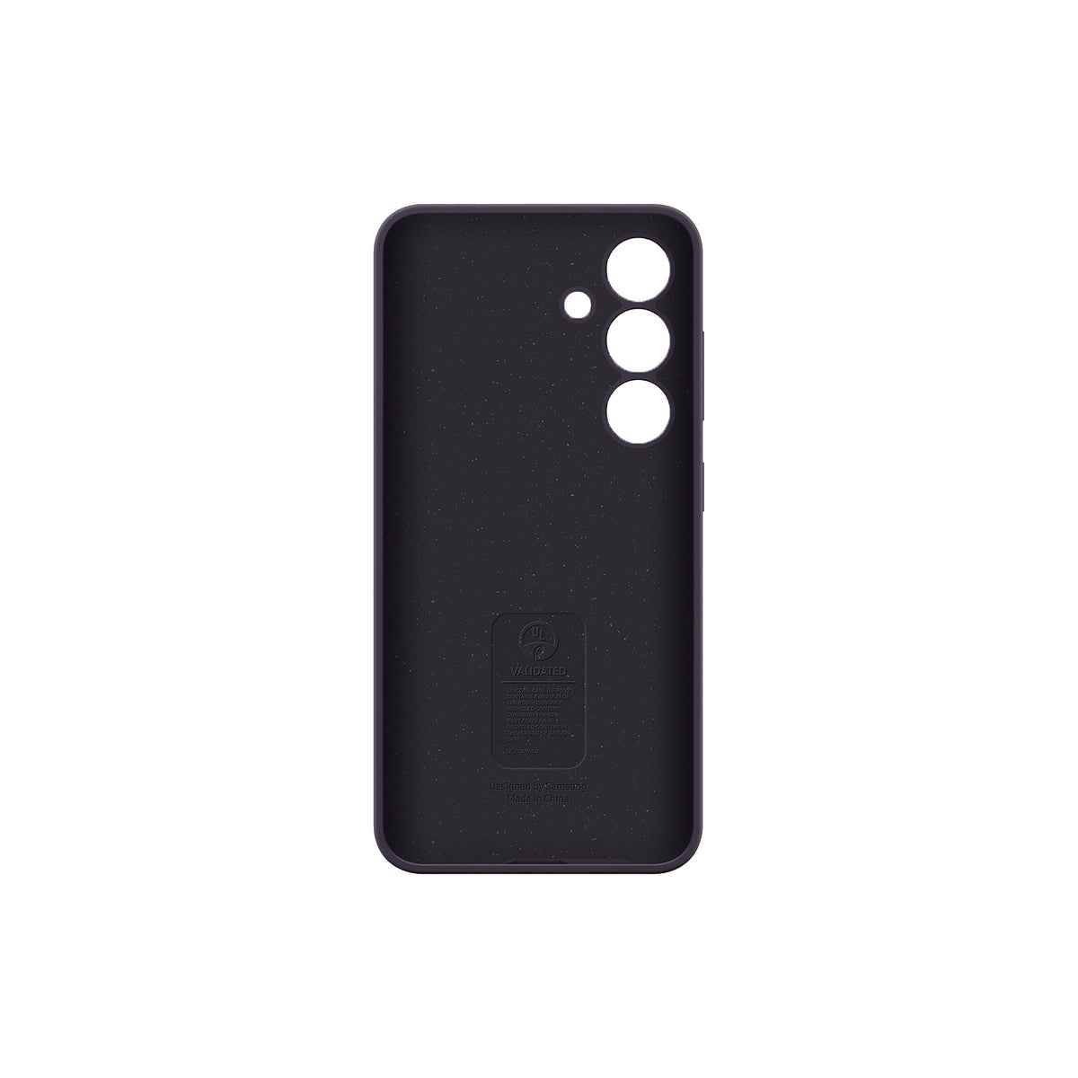 Samsung Silicone Case for Galaxy S24 in Dark Violet