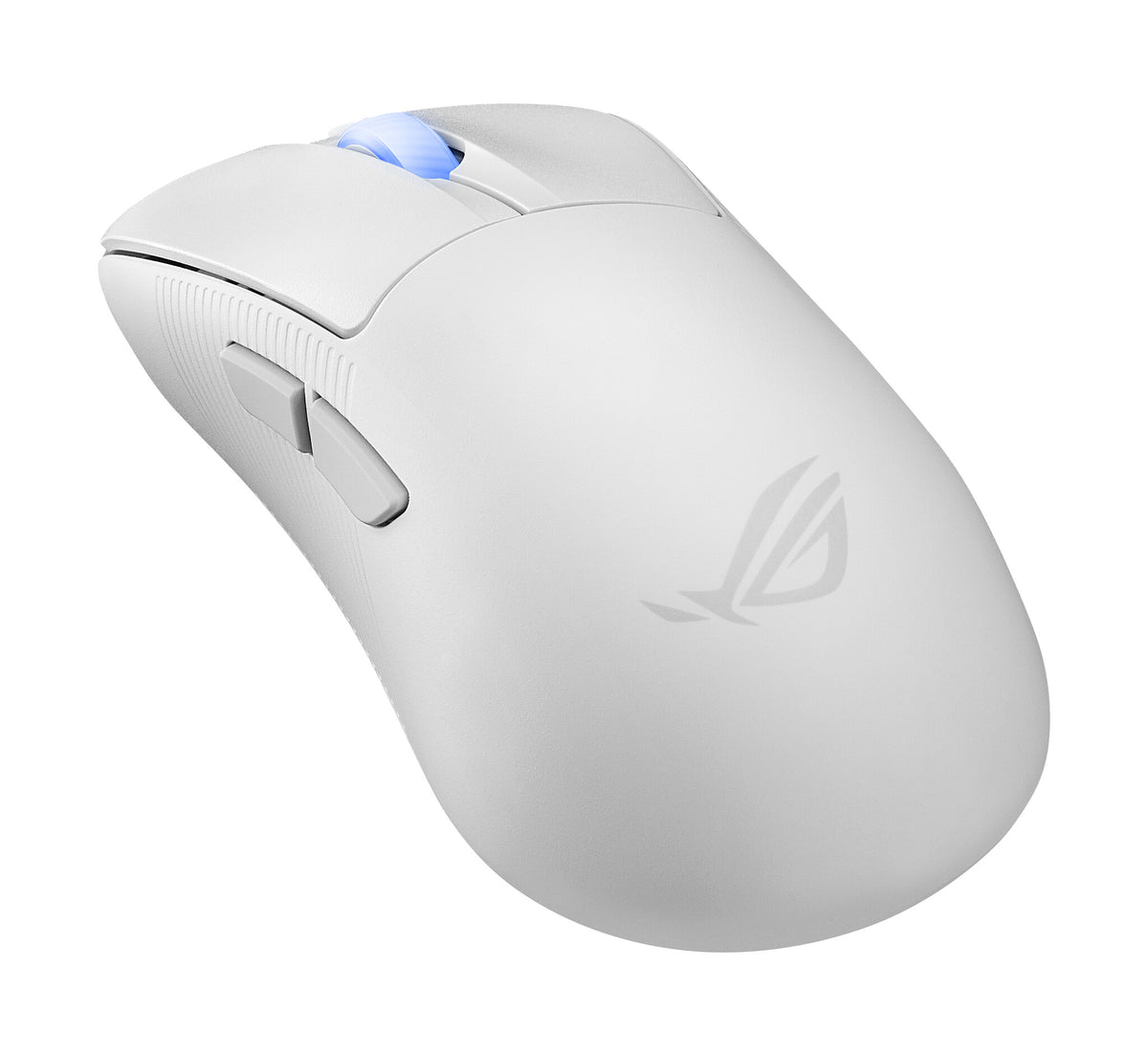 ASUS ROG Keris II Ace Wireless AimPoint - RF Wireless + Bluetooth + USB Type-A Optical Mouse in White - 42,000 DPI