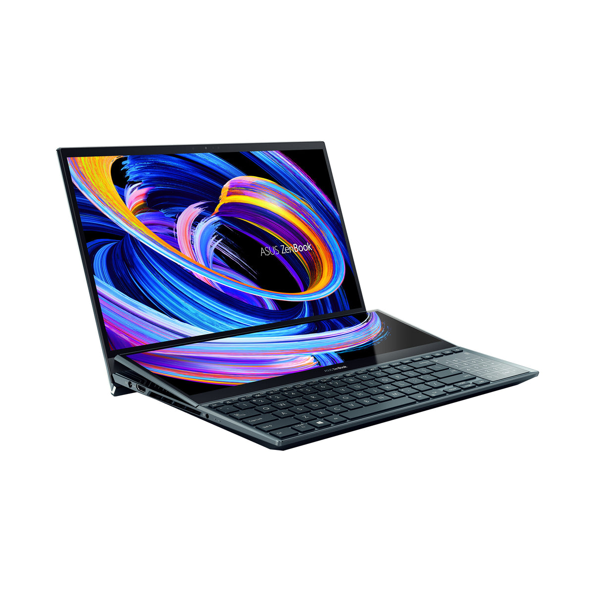 ASUS Zenbook Pro Duo 15 OLED Laptop - 39.6 cm (15.6&quot;) - Touchscreen - Intel® Core™ i9-12900H - 32 GB LPDDR5-SDRAM - 1 TB SSD - NVIDIA GeForce RTX 3070 Ti - Wi-Fi 6 - Windows 11 Home - Blue