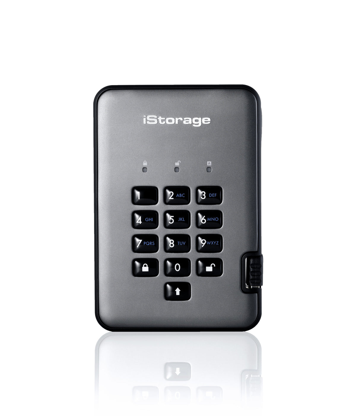 iStorage diskAshur PRO2 - Encrypted External hard drive in Grey - 3 TB