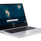 Acer Chromebook Spin 314 Hybrid (2-in-1) - 35.6 cm (14") - Touchscreen - Intel Celeron N4500 - 4 GB LPDDR4x-SDRAM - 128 GB eMMC - Wi-Fi 6 - ChromeOS - Silver