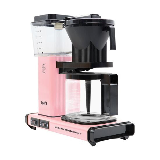 Moccamaster KBG Select - 1.25 Litre Fully-auto Drip coffee maker in Pink