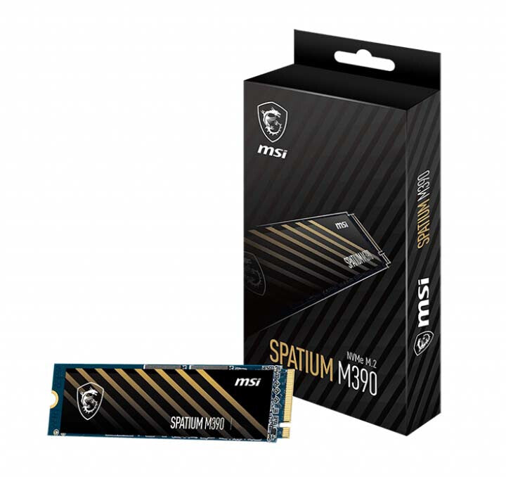 MSI SPATIUM M390 - PCI Express 3D NAND NVMe M.2 SSD - 500 GB