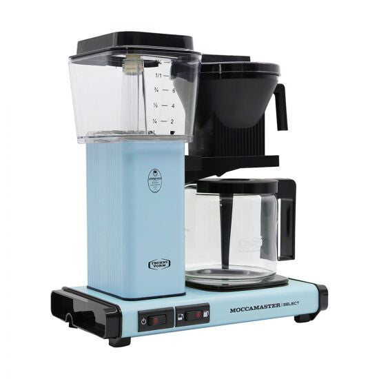 Moccamaster KBG Select - 1.25 Litre Fully-auto Drip coffee maker in Pastel Blue