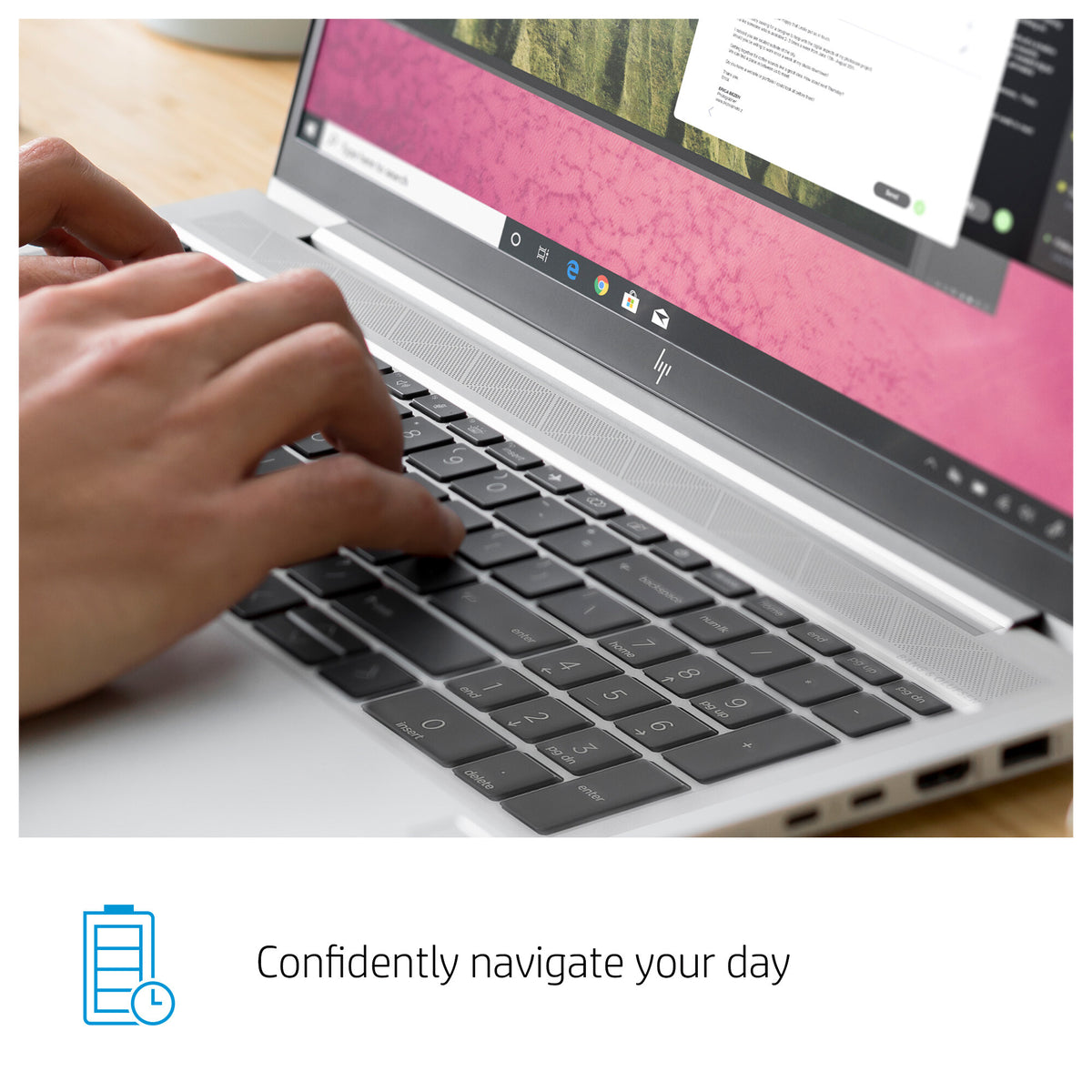 HP EliteBook 830 G7 Laptop 33.8 cm (13.3") - Intel® Core™ i5-10210U - 8 GB DDR4-SDRAM - 256 GB SSD - Wi-Fi 6 - Windows 10 Pro - Silver