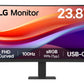 LG 24U421A-B - 60.5 cm (23.8") - 1920 x 1080 pixels FHD LED Monitor
